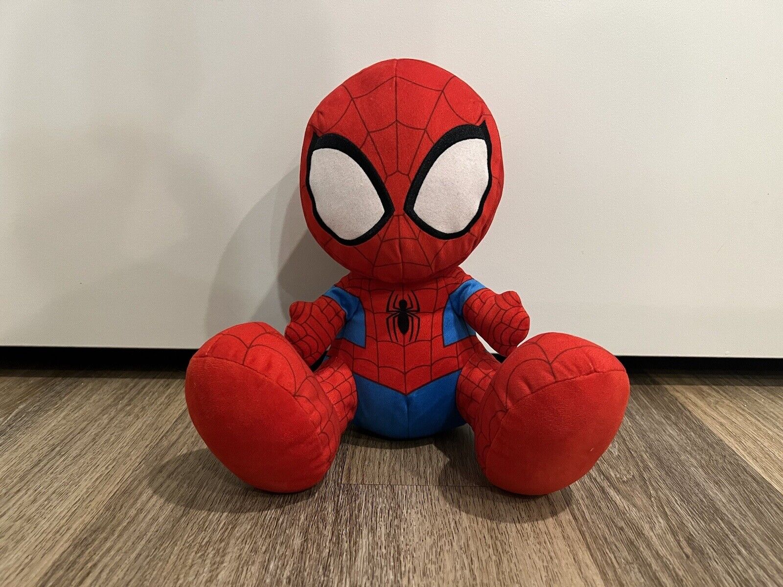 Disney Marvel Spider-Man Big Feet 11” Plush Embroidered Features Oversize Feet 