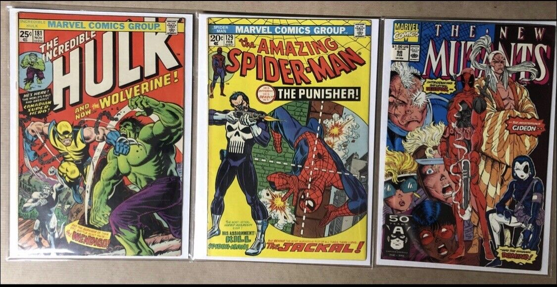 🔥🔥HULK #181, ASM #129 And New mutants 98 In Very Good Conditions🔥🔥
