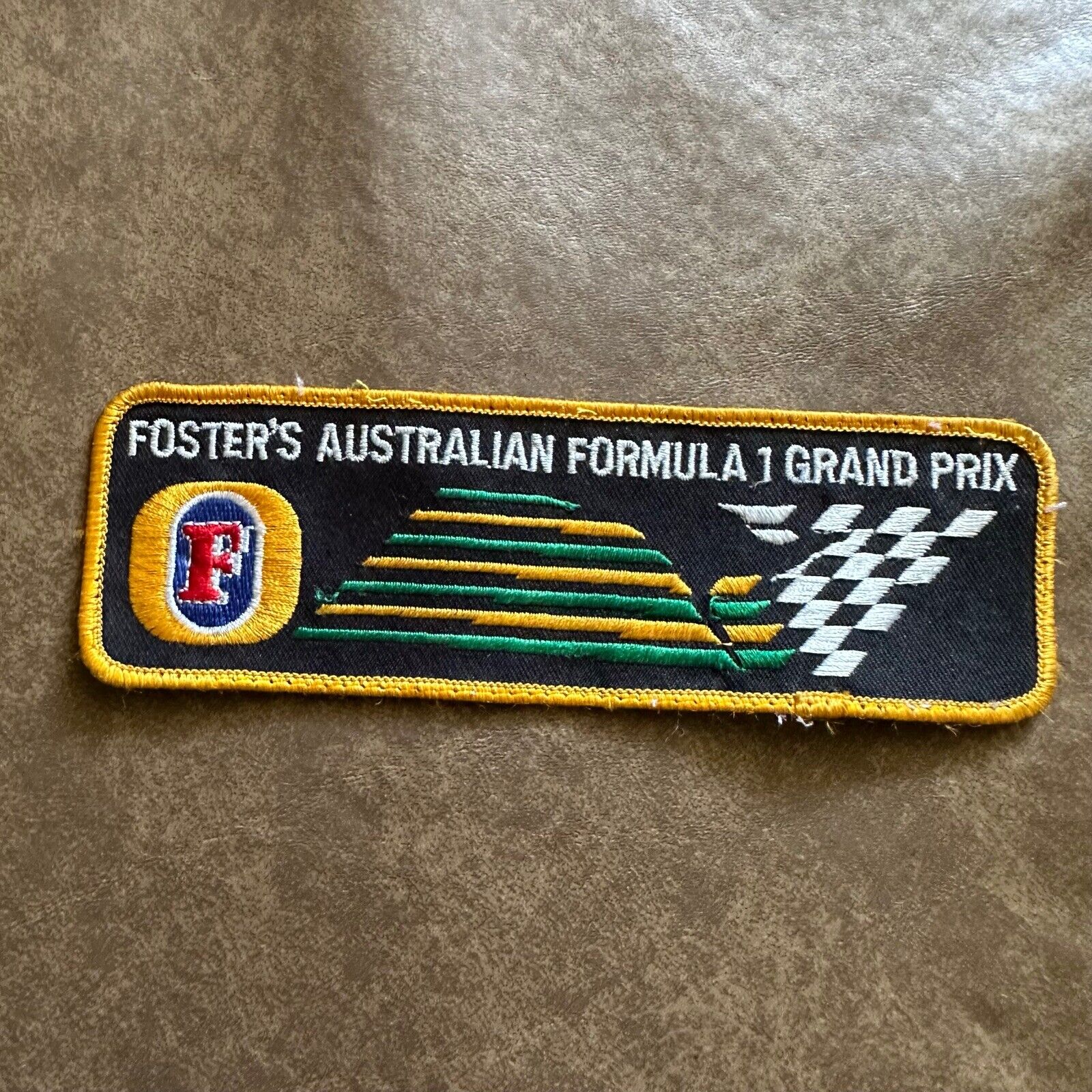 VINTAGE ADELAIDE FOSTER'S AUSTRALIAN FORMULA 1 GRAND PRIX SEW ON PATCH
