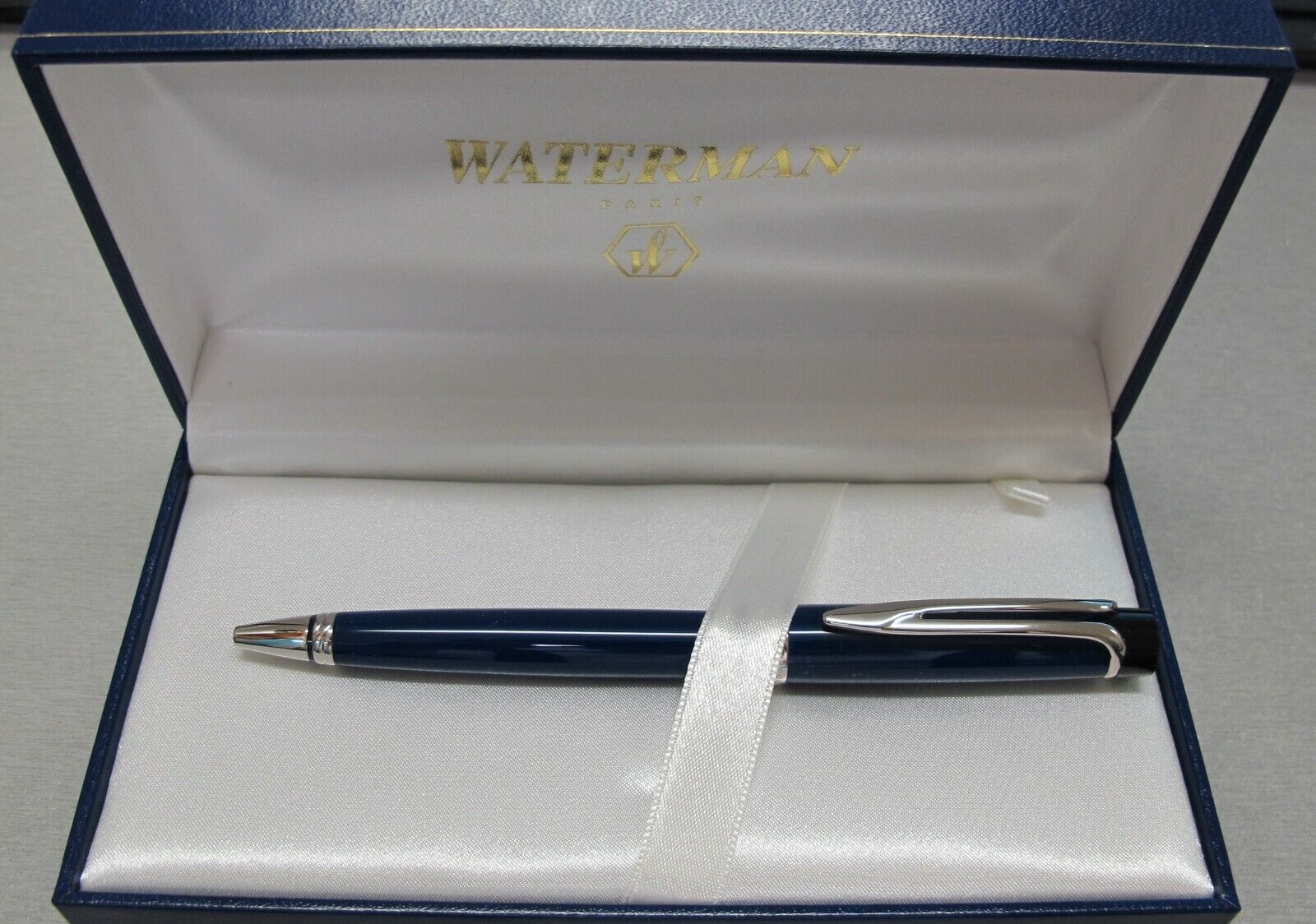 Waterman  Liaison Ballpoint Pen Majestic Blue & Silver New In Box 98759 