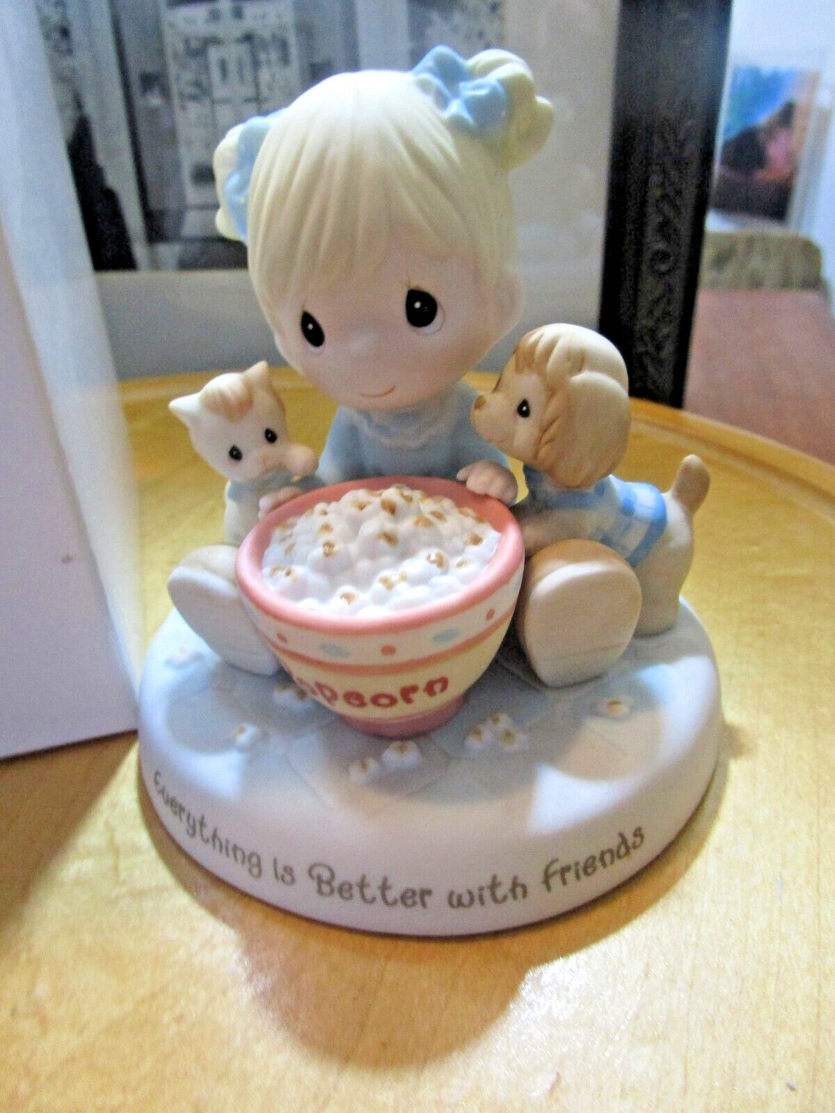 Precious Moments Everything Is Better With Friends Figurine Popcorn & Friends