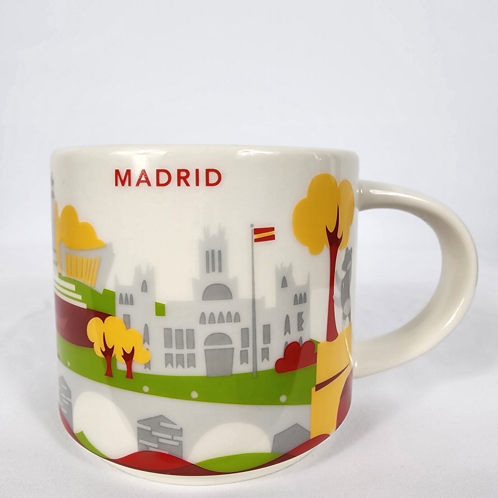STARBUCKS COFFEE MUG - MADRID, SPAIN Been There Mug, 2016 Collectible 