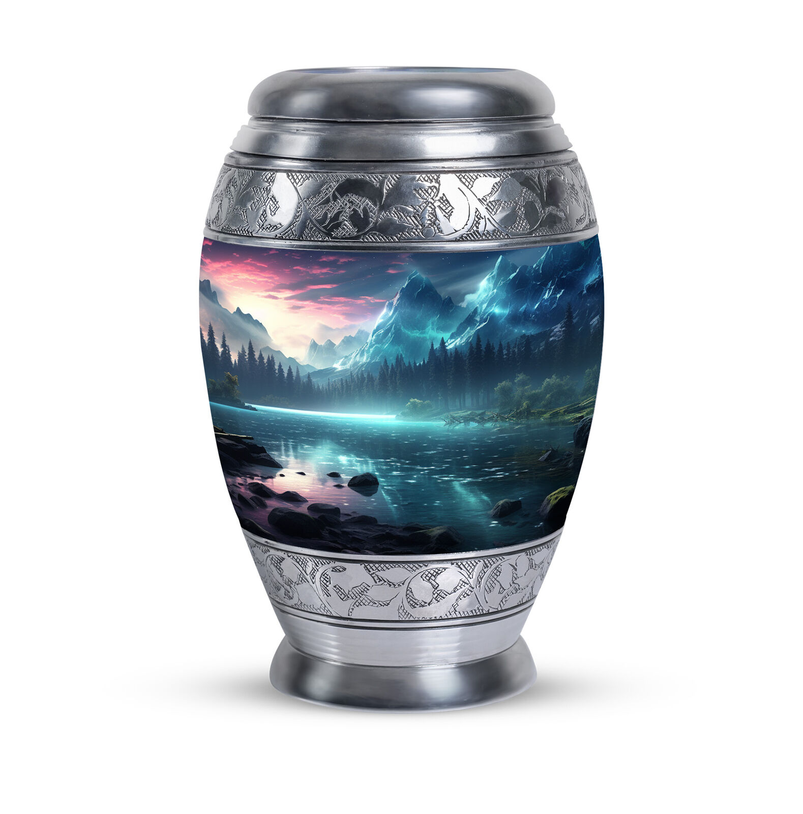 Mystic River Valley Cremation Urn Human Ashes Large Urns For Adult Male
