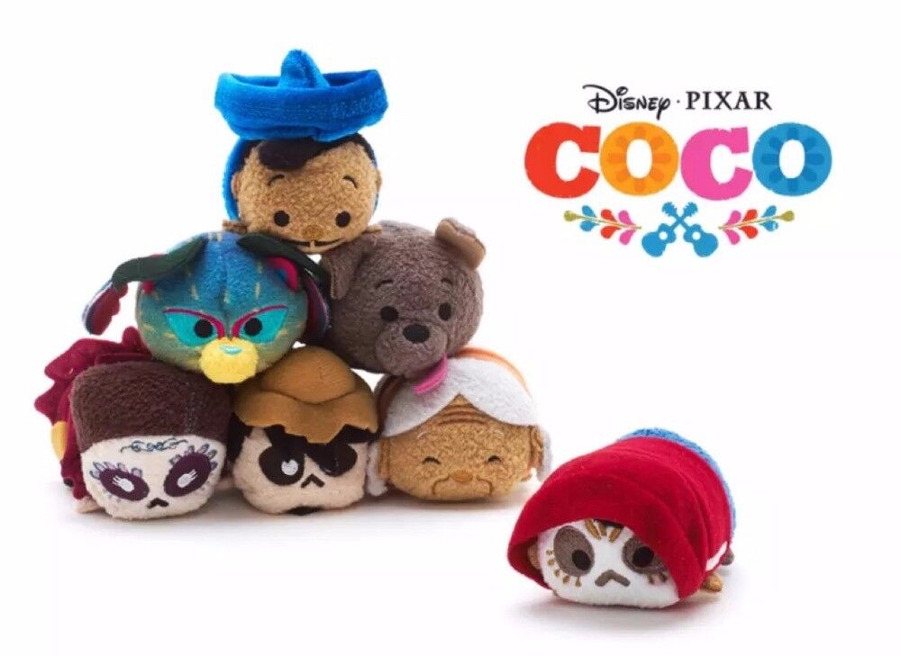 Disney Coco tsum tsum Set Miguel Hector Imelda Pepita Dante Plush New Toy 6PCS
