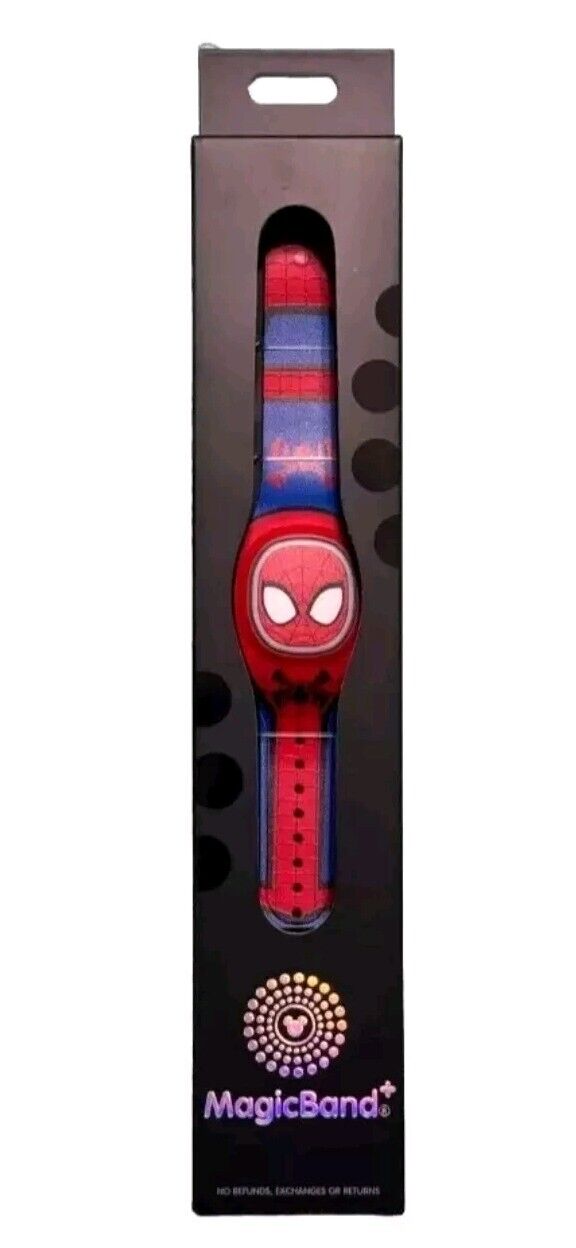 Disney Parks Marvel Amazing SpiderMan MagicBand Plus 2024 NEW Release 