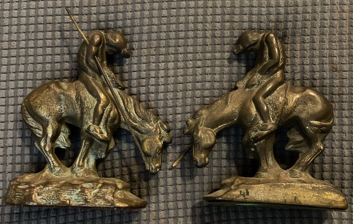 “End Of Trail” Book Ends - Heavy