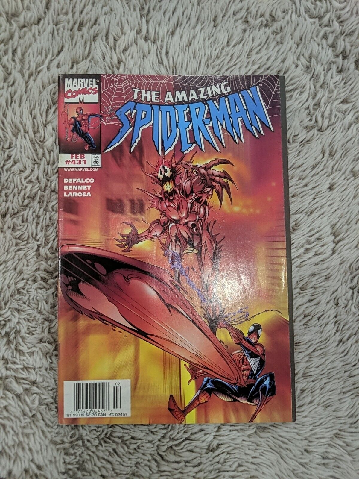 The Amazing Spider-Man #431 Volume 1 1998 Marvel Comics