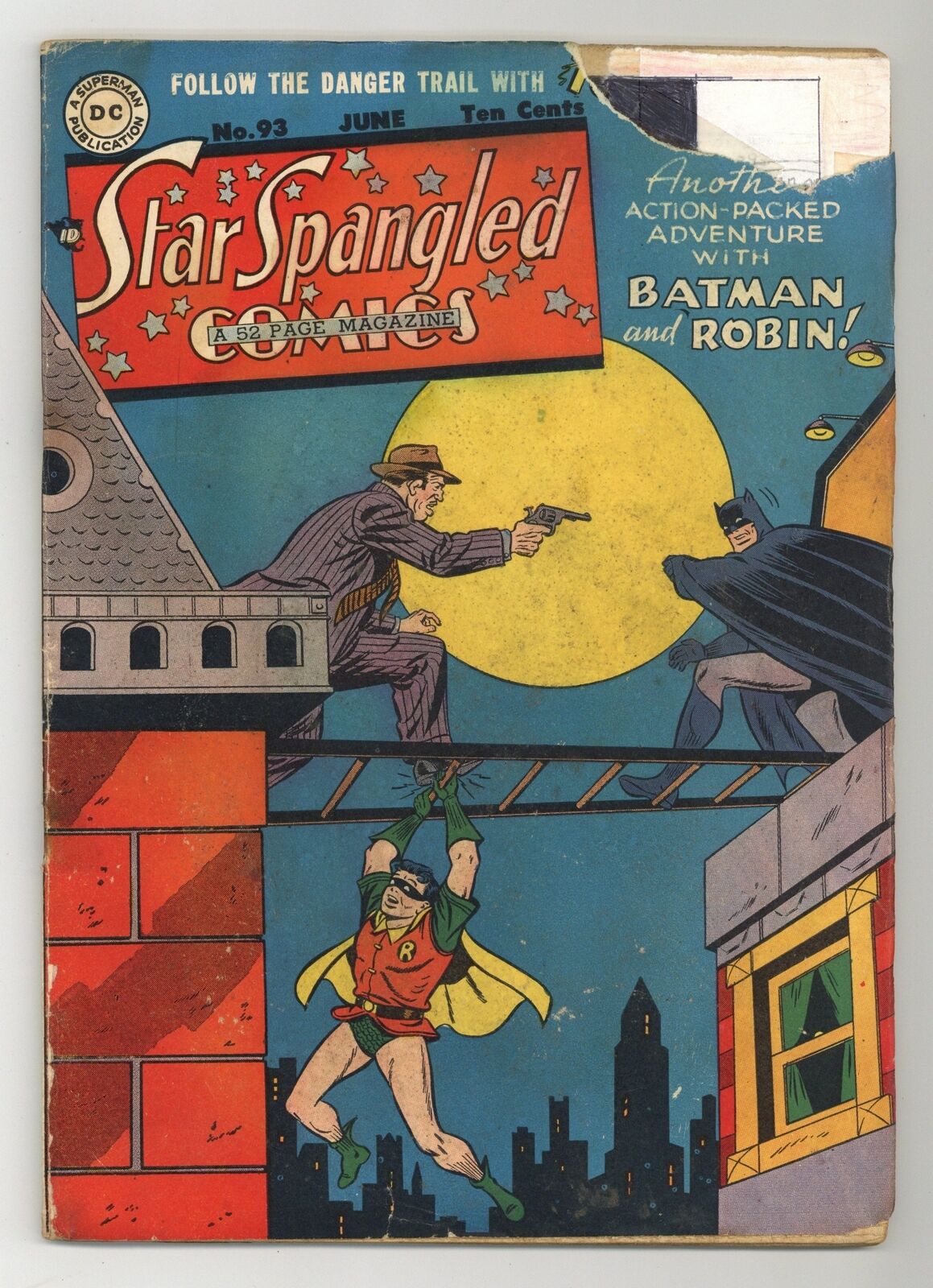 Star Spangled Comics #93 FR 1.0 RESTORED 1949