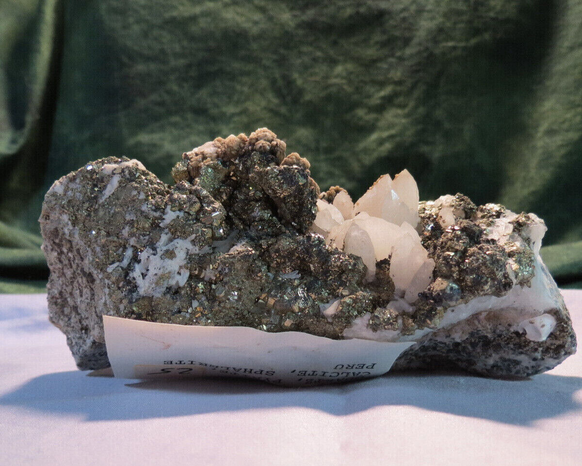 Exquisite Display Specimen ~ Quartz, Pyrite, Calcite, Sphalerite in Matrix @@