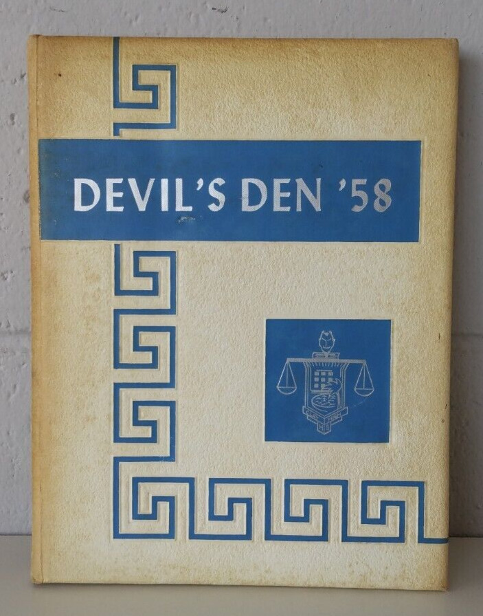 DEVILS DEN CLAY COUNTY FLORIDA GREEN COVE SPRINGS 1958 HIGH SCHOOL YEARBOOK