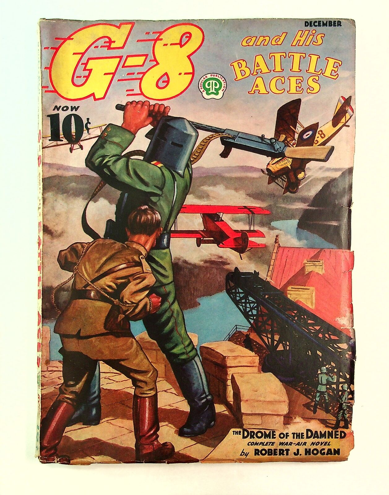 G-8 and His Battle Aces Pulp Dec 1937 Vol. 13 #3 VG- 3.5