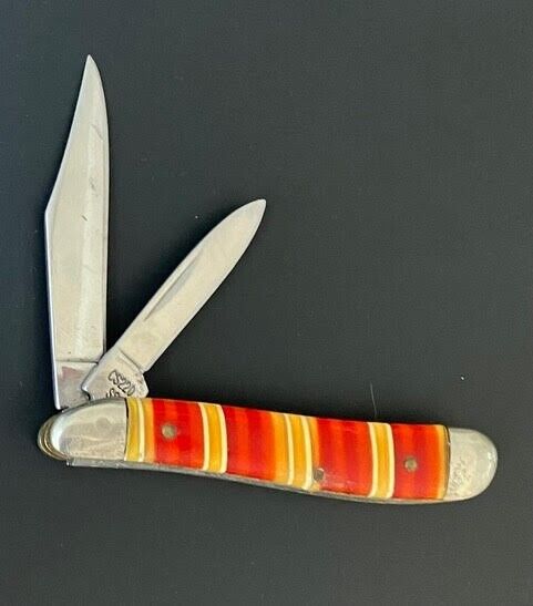 Vintage Rare Case XX SS USA CS220 Peanut Candy Striped Pocket Knife.