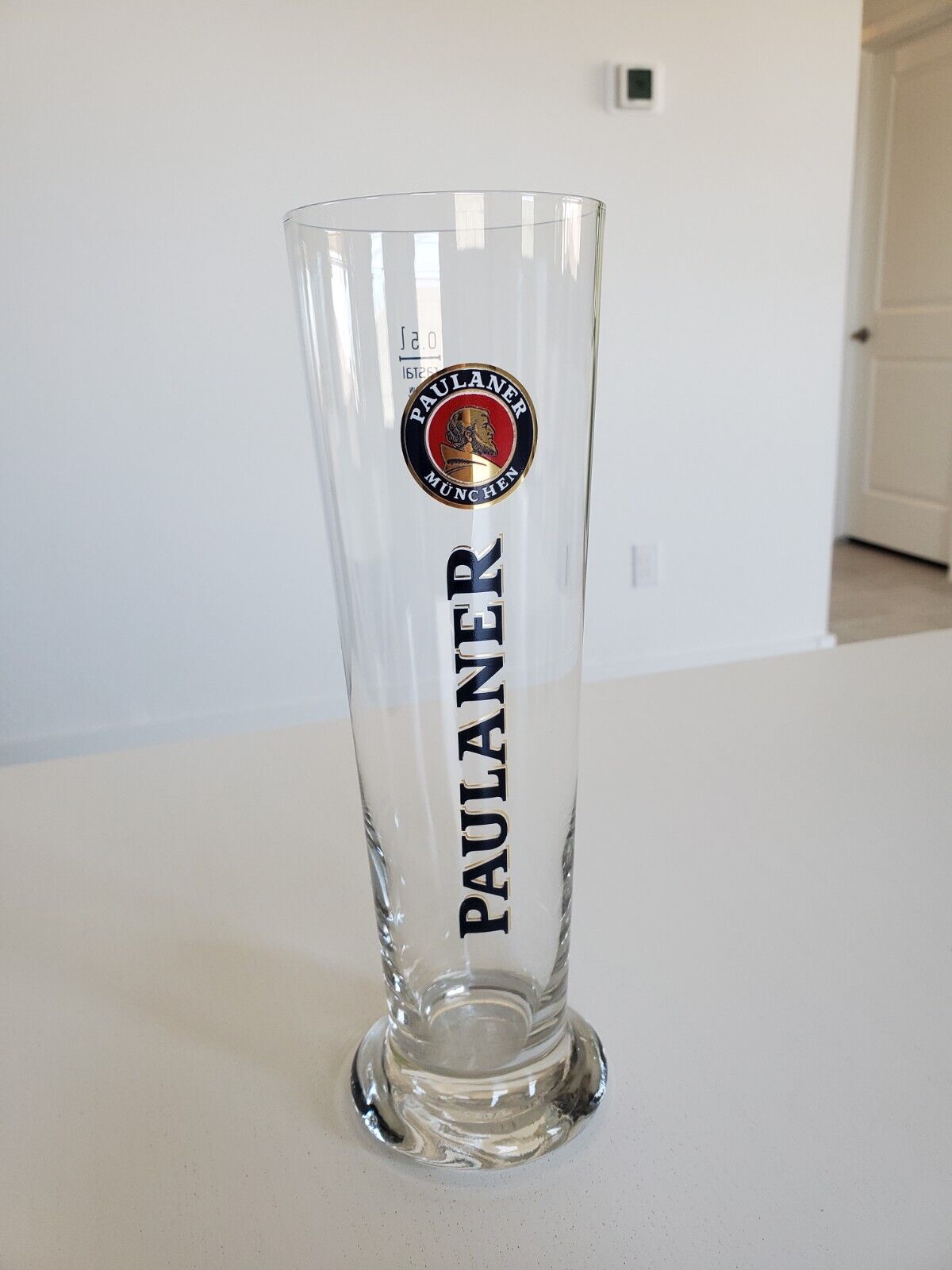 Paulaner Weissbier Weizen style Beer Glass 0.5 L Made in Germany