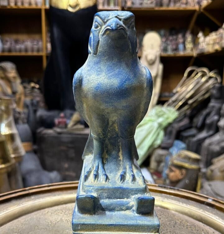UNIQUE Ancient Egyptian Antiques HORUS STATUE Pharaonic Sky Falcon Bc