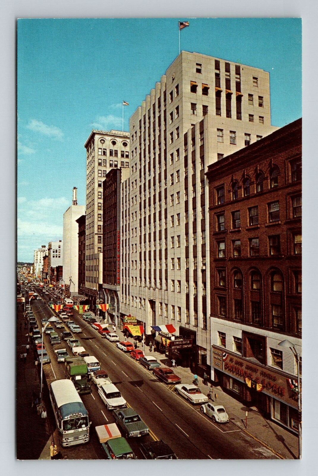 Duluth MN-Minnesota, Superior Street Downtown, Vintage Postcard