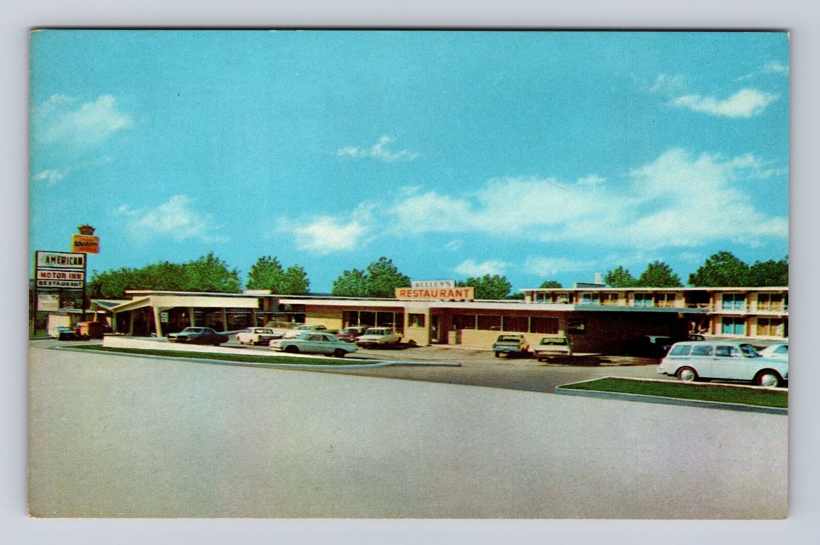 Batesville AR-Arkansas, Best Western American Motor Inn Antique Vintage Postcard