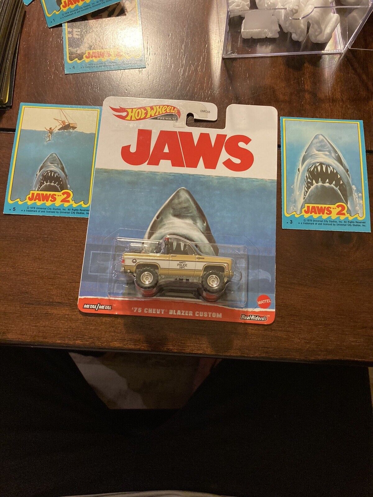 1978 Topps Jaws 2 Complete 59 Card Set + 11 Stickers & Chief Brody’s Blazer