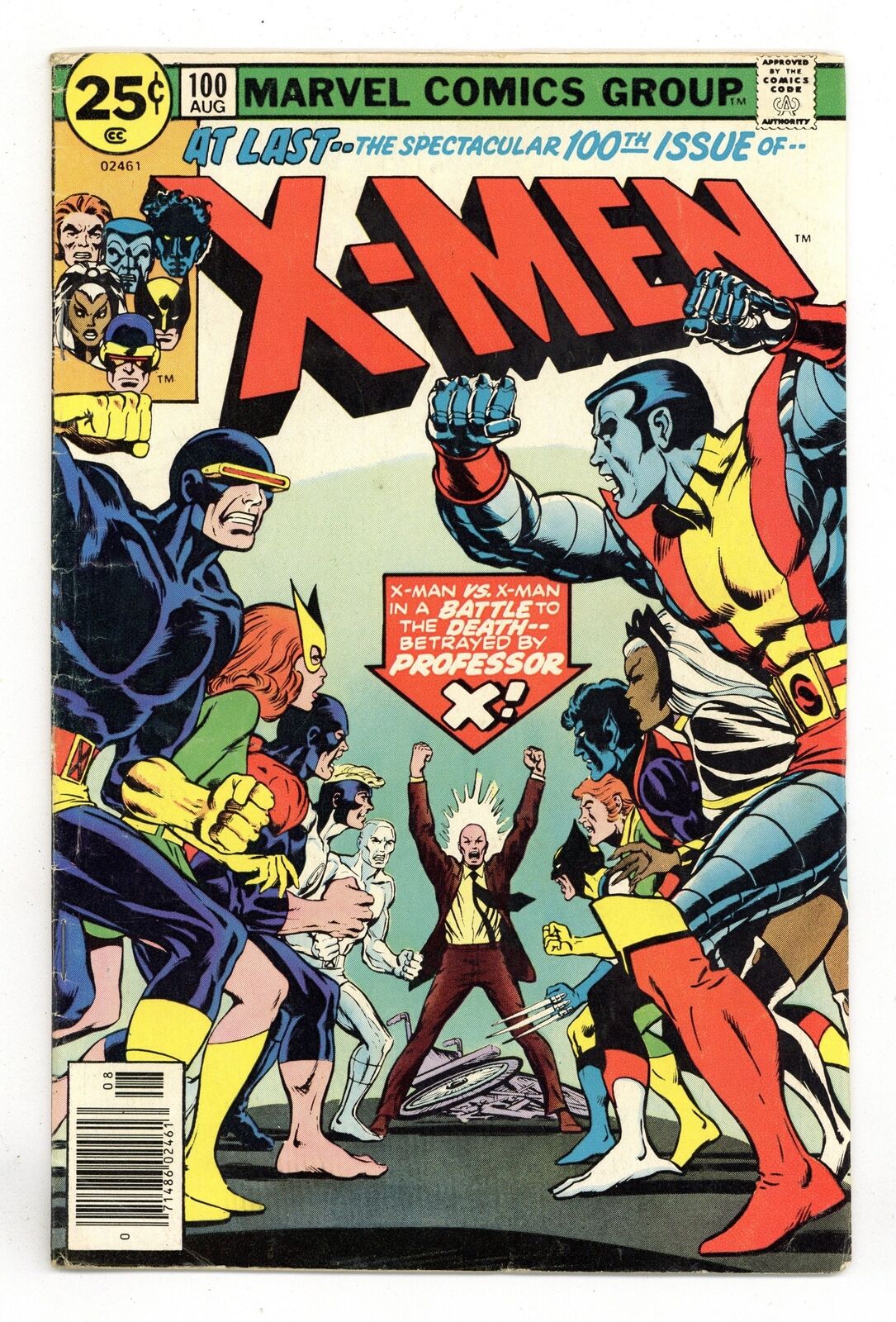 Uncanny X-Men #100 VG- 3.5 1976