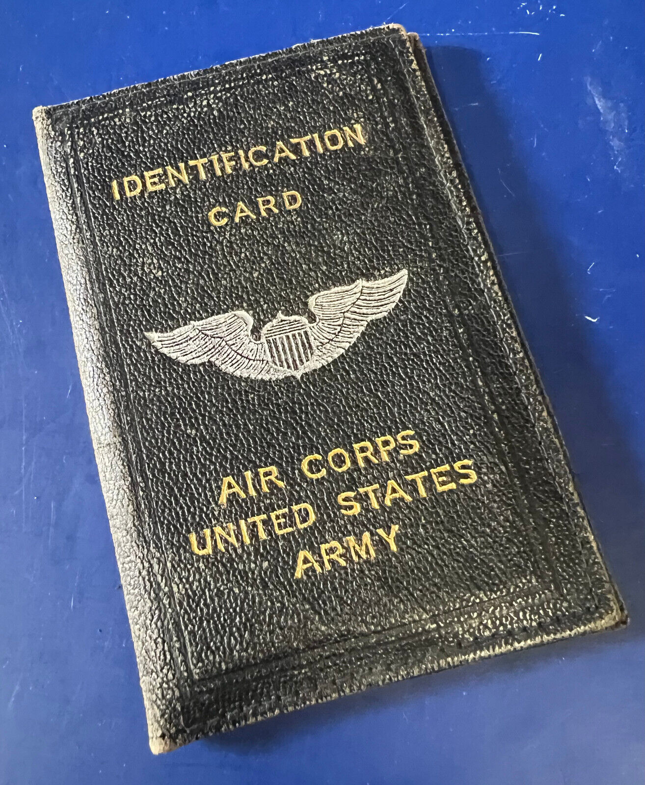 Army Air Corps Leather Pilot’s Identification Wallet
