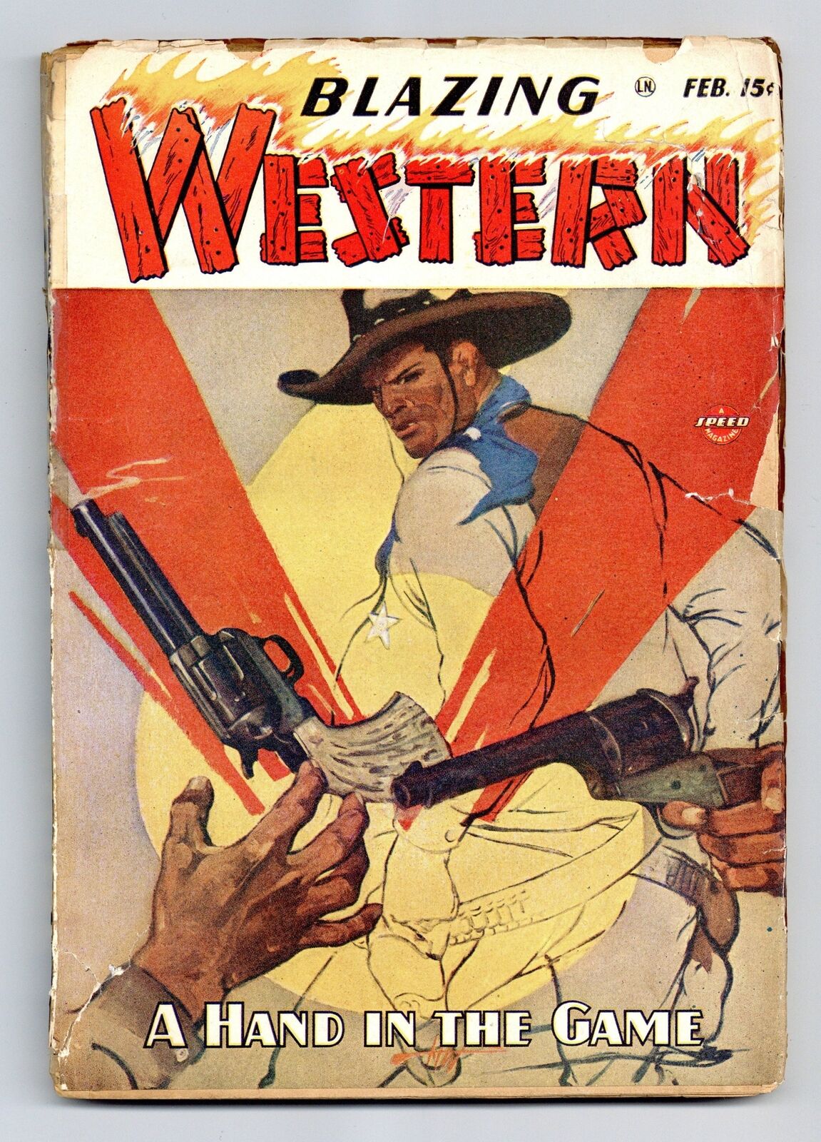 Blazing Western Pulp Feb 1947 Vol. 1 #1 FR 1.0