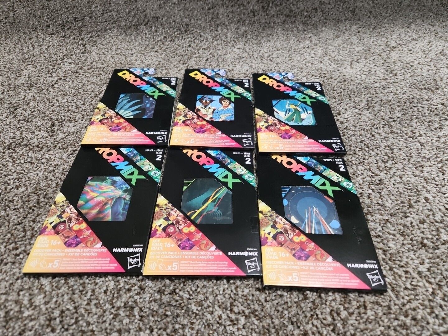 Lot of 6 Random DropMix Discover Packs Sealed Series 2 All Unique 