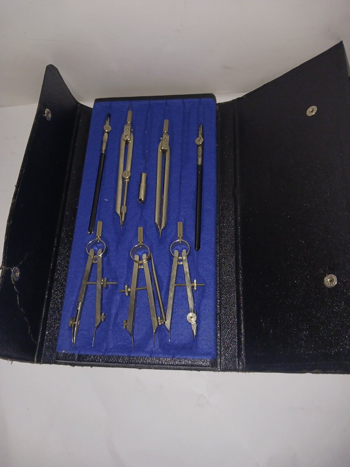 Vintage SUPREME Precision Drafting Drawing Tools Instrument set D 66 Germany
