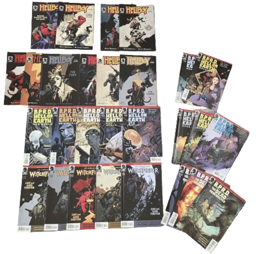 Hellboy Witchfinder Mysteries BPRD Hell On Earth 1 2 3 4 5 Dark Horse Comics Lot