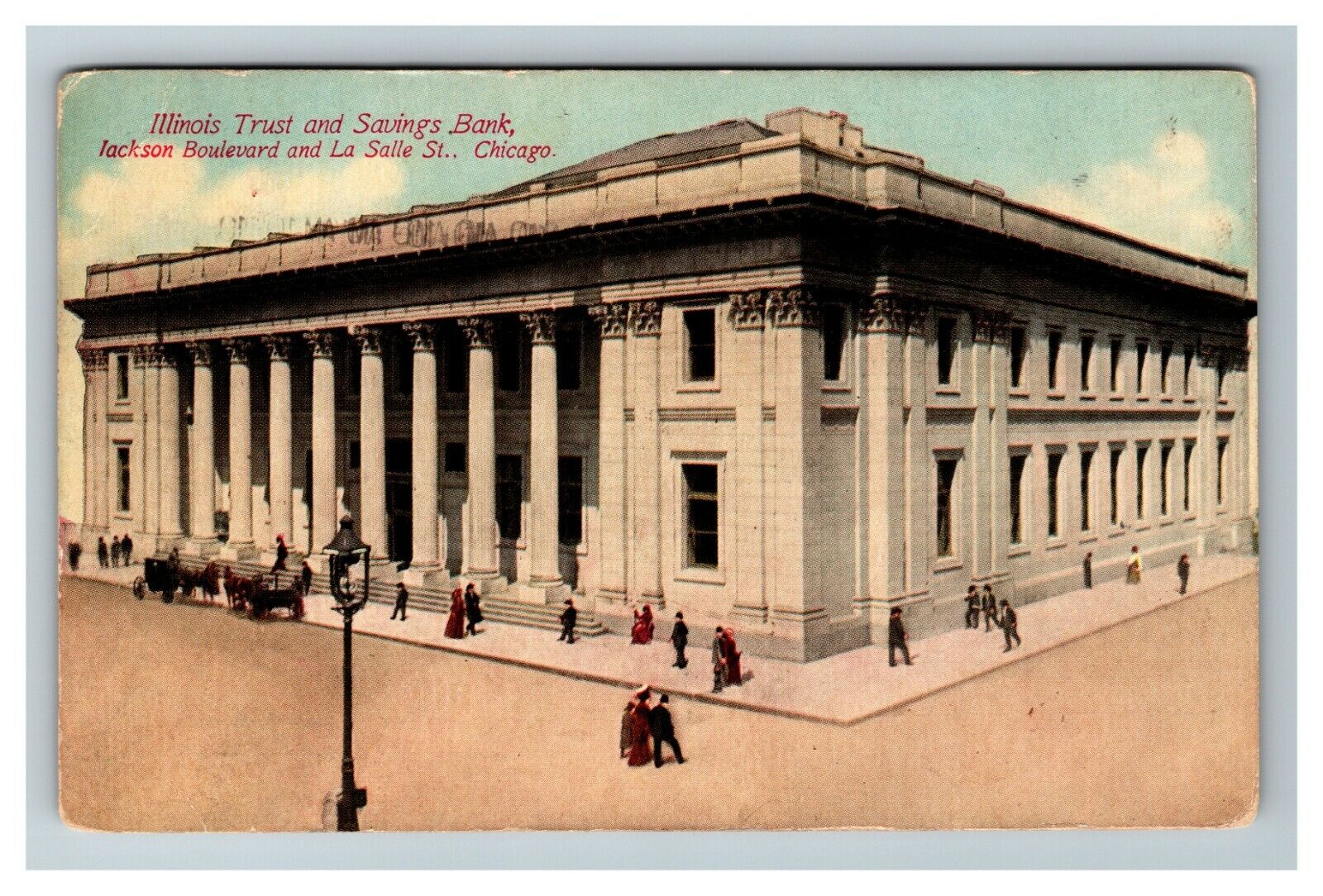 Chicago IL-Illinois, Trust & Savings Bank, Advertising c1911 Vintage Postcard