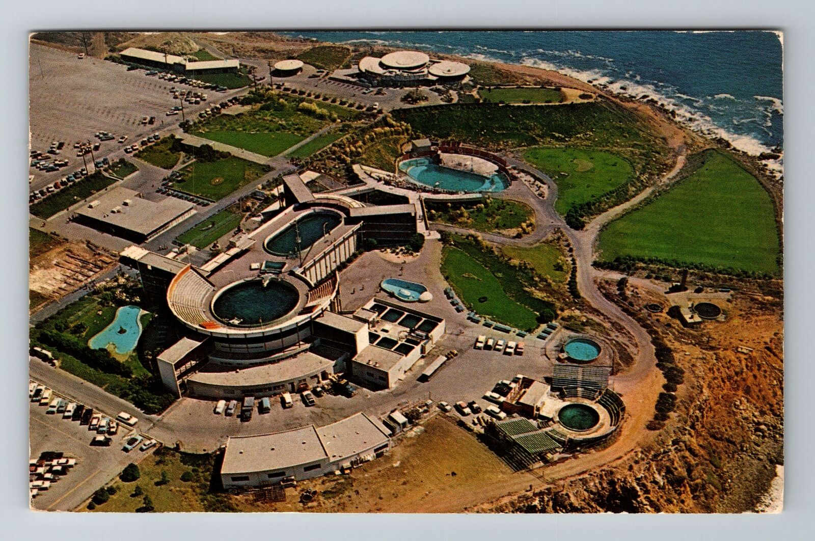 Portuguese Bend CA-California, Marineland of Pacific, c1963 Vintage Postcard