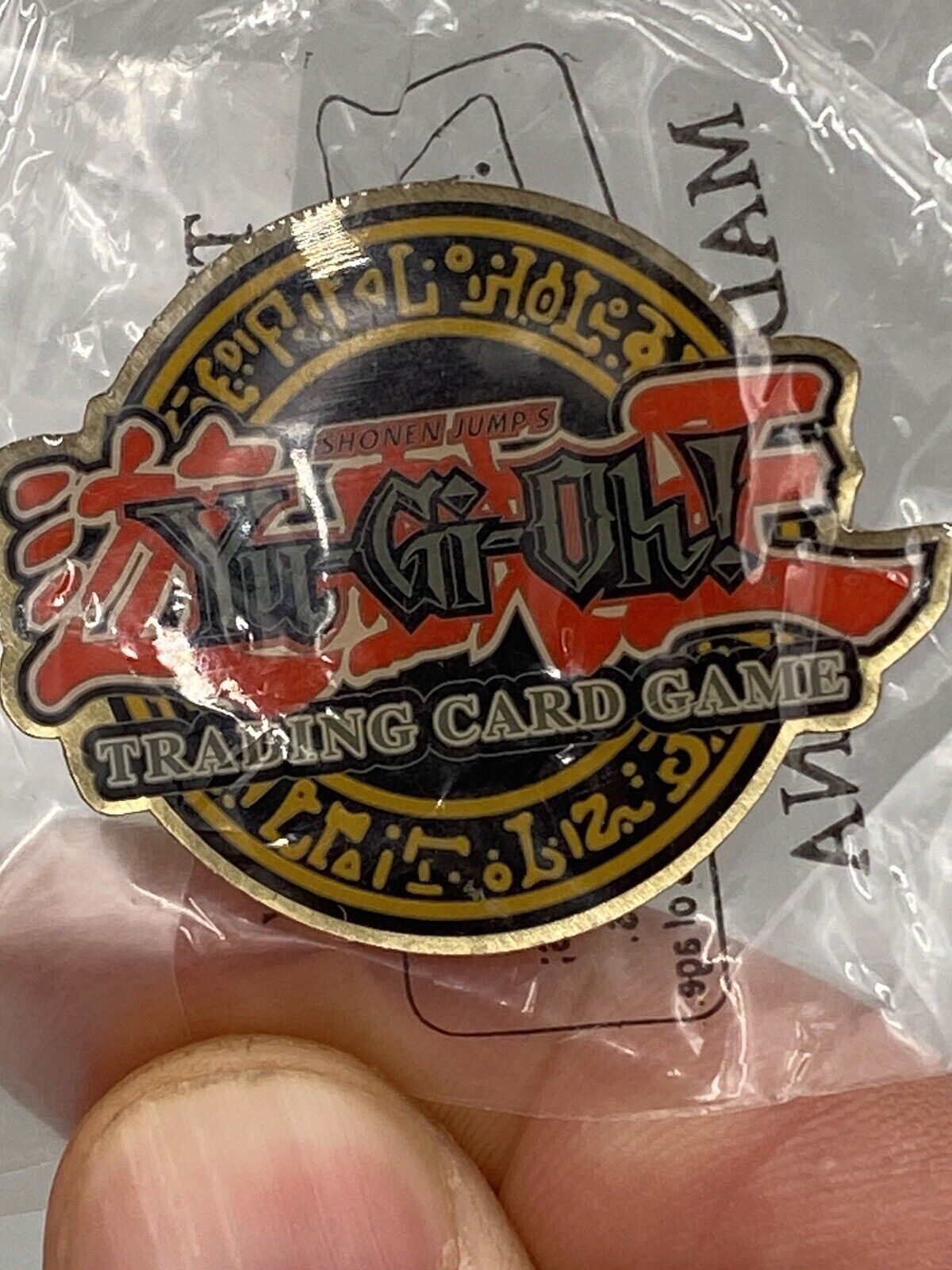 Vintage 1996 Collectible Yu-Gi-Oh Trading Card Pinback Lapel Pin Hat Pin