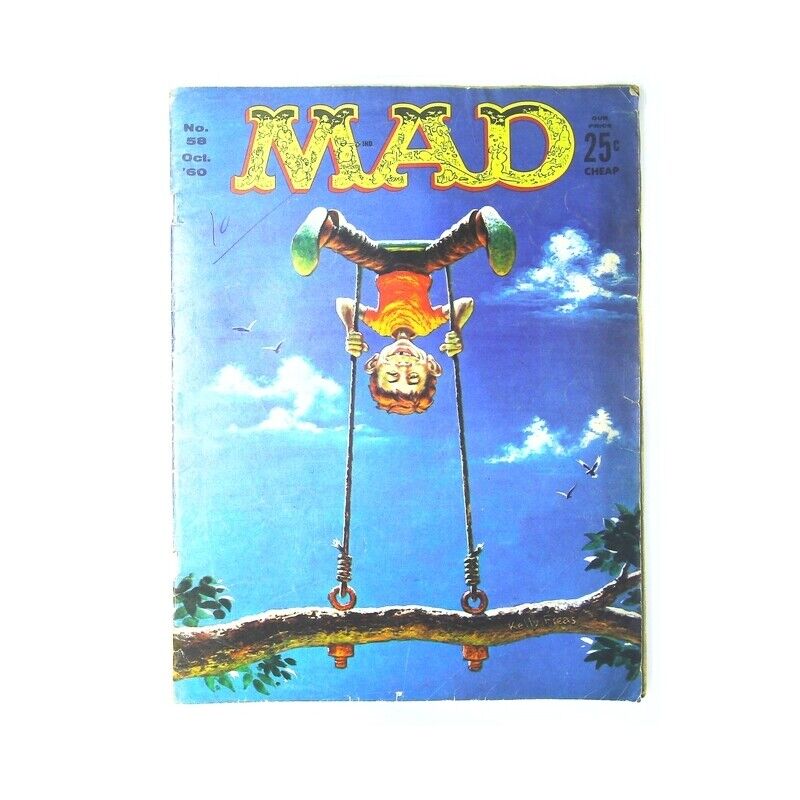 Mad (1952 series) #58 in Very Good minus condition. E.C. comics [o%
