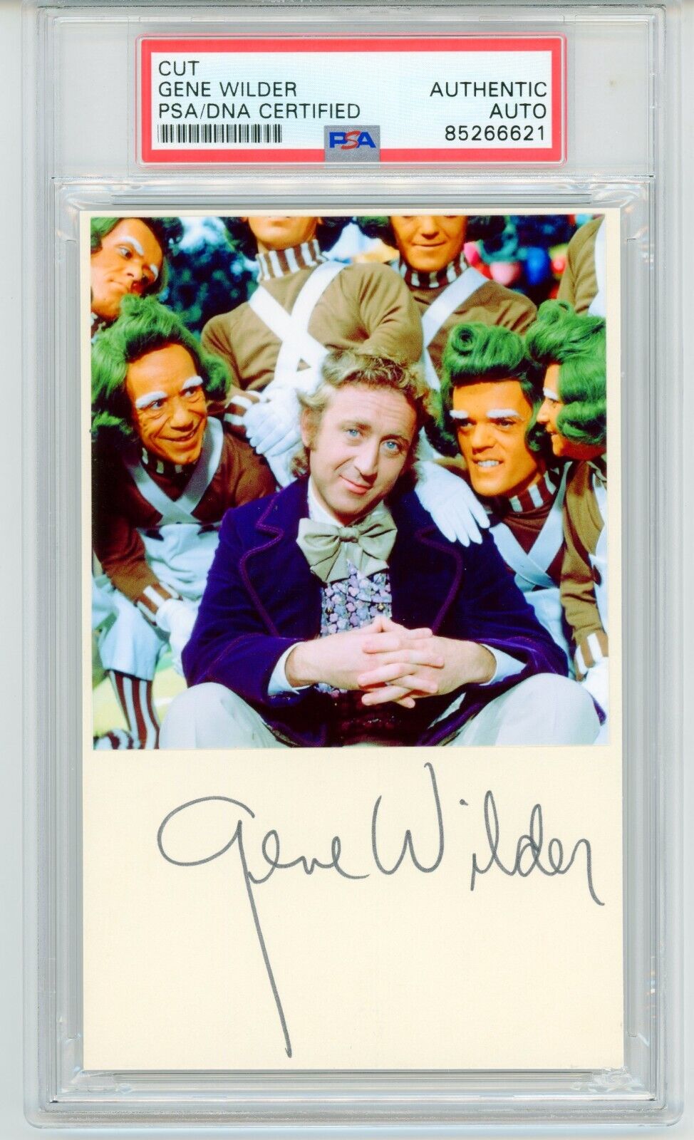Gene Wilder ~ Signed Autographed Willy Wonka Chocolate Factory ~ PSA DNA Encased