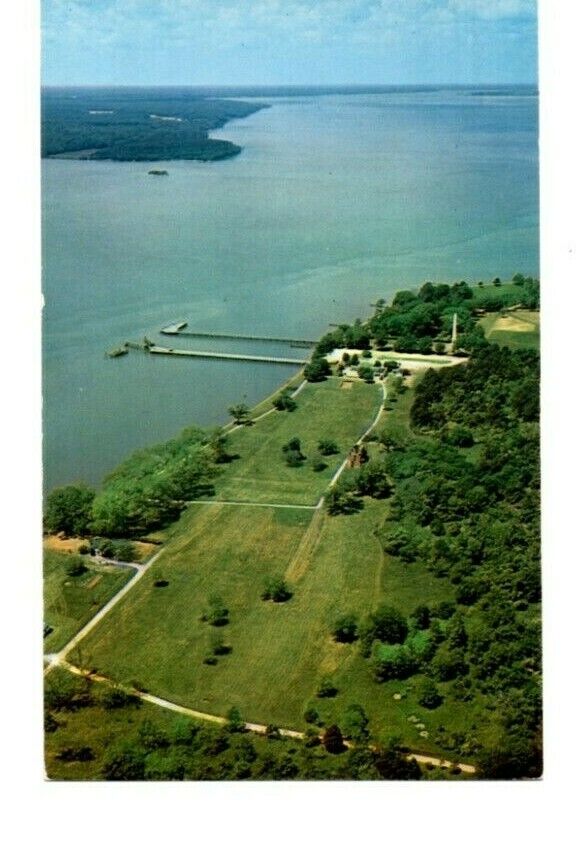 Jamestown Virginia Aerial View Vintage 1957 Postcard B14