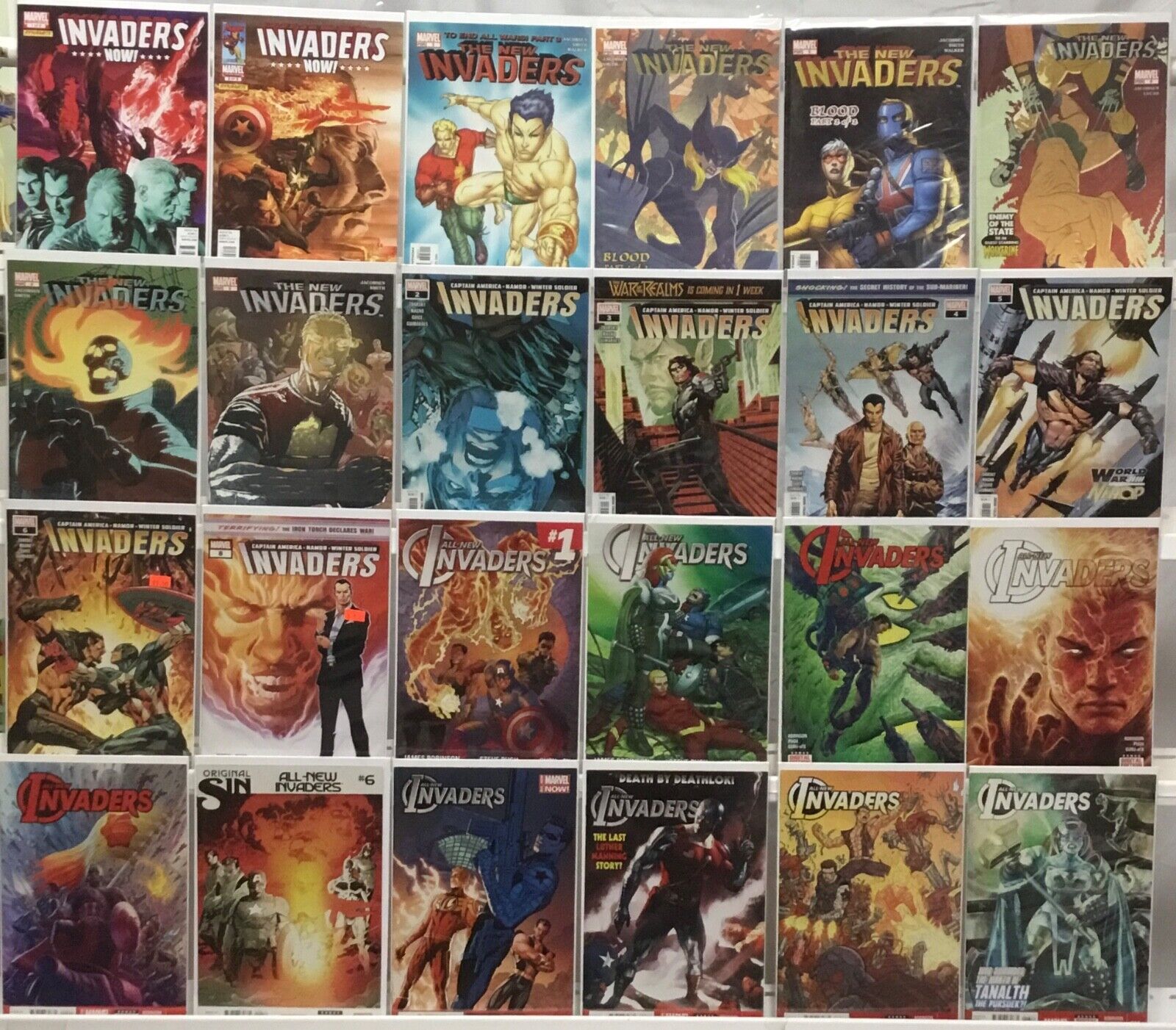 Marvel Comics - Invaders - Comic Book Lot of 24 Issues