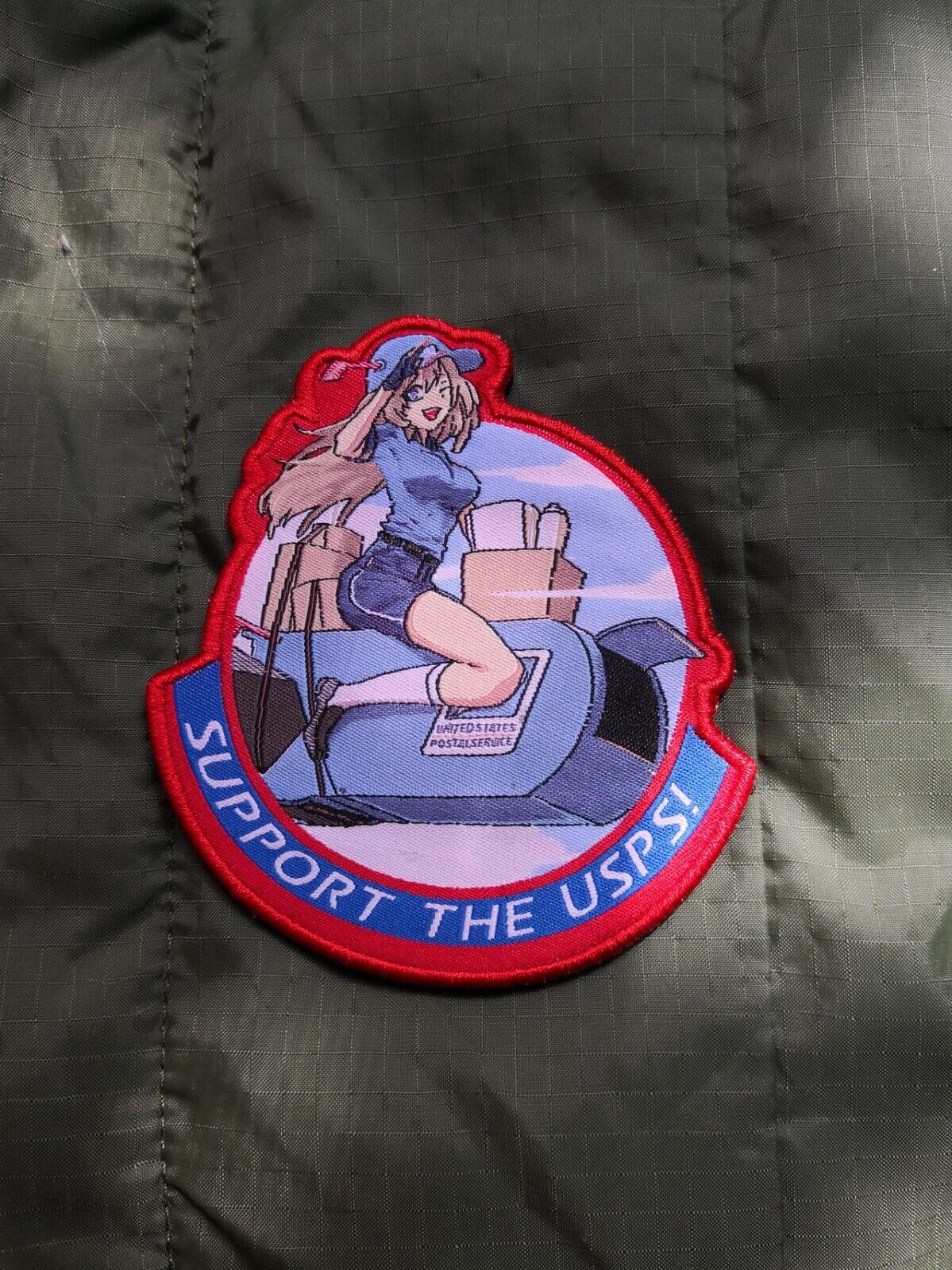 Post Office Support & Mail Call (USPS) anime airsoft fun morale Delivery Patch