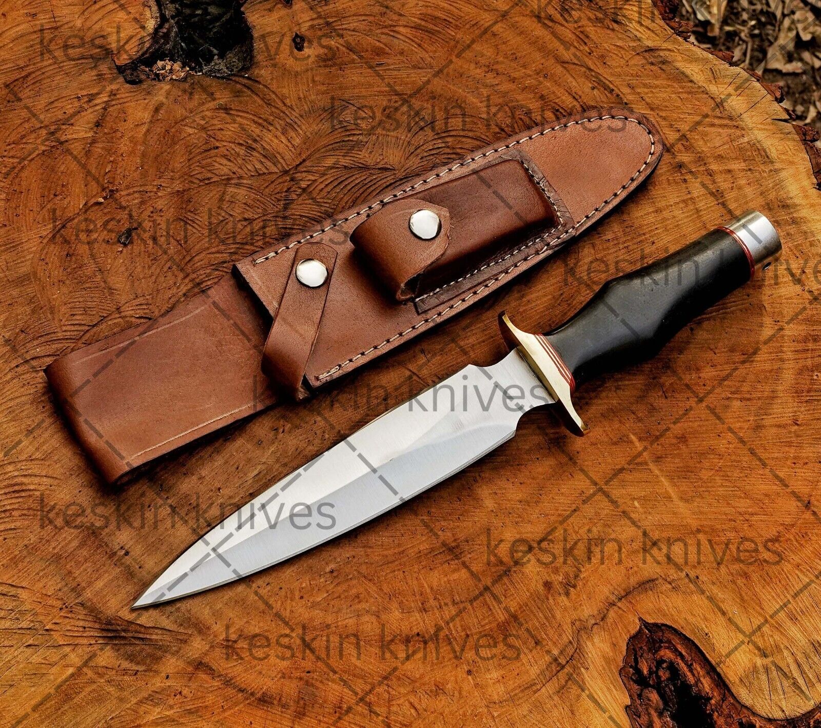 Handmade Randall Model 2 Style Steel Hunting Dagger, Bowie knife, Tactical Knife