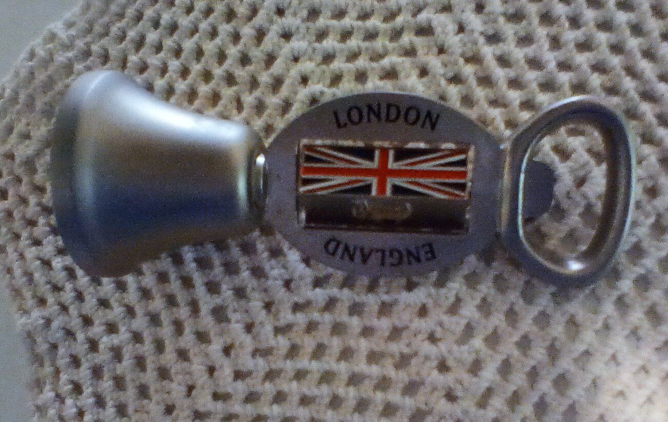 Fine PEWTER Metal LONDON England Memorabilia Heavy Dinner Bell Collectible