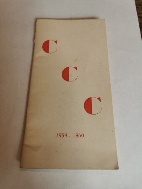 Vintage 1959-1960 College Cotillion Club, Texas, Rules Members Booklet