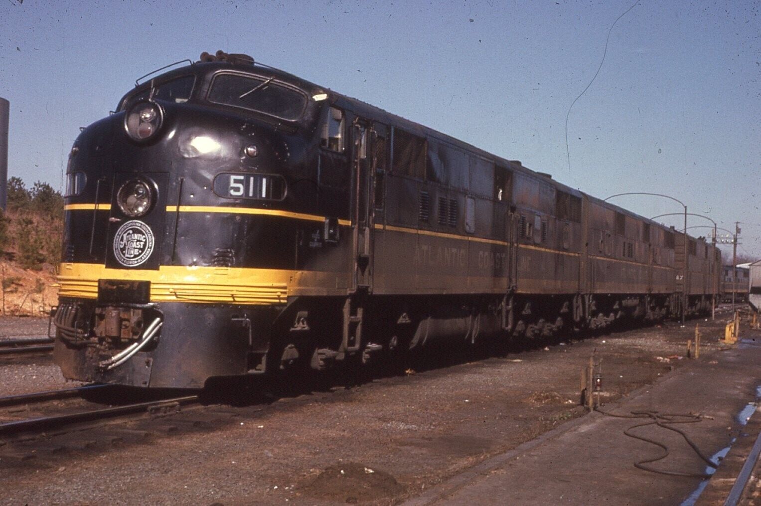 Duplicate Train Slide Atlantic Coast Line E-7 #511 03/1965 Richmond VA