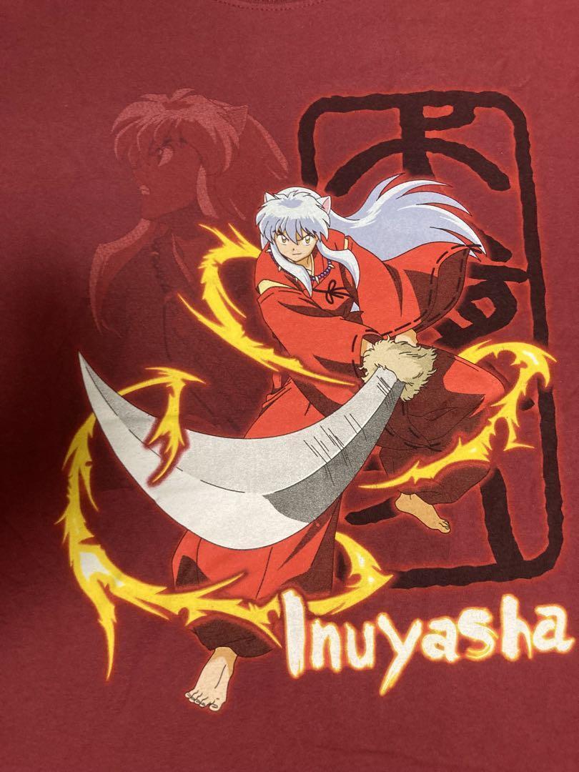 Cheap Item Inuyasha Red Vintage Anime T-Shirt japan