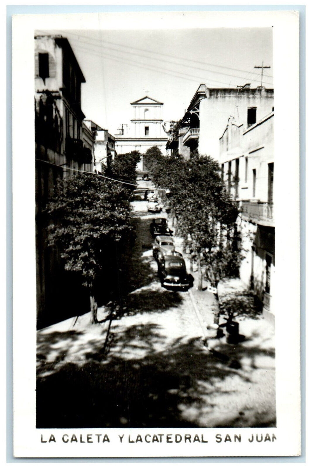 c1930's The Caleta and the Cathedral San Juan Mexico Mexico RPPC Photo Postcard