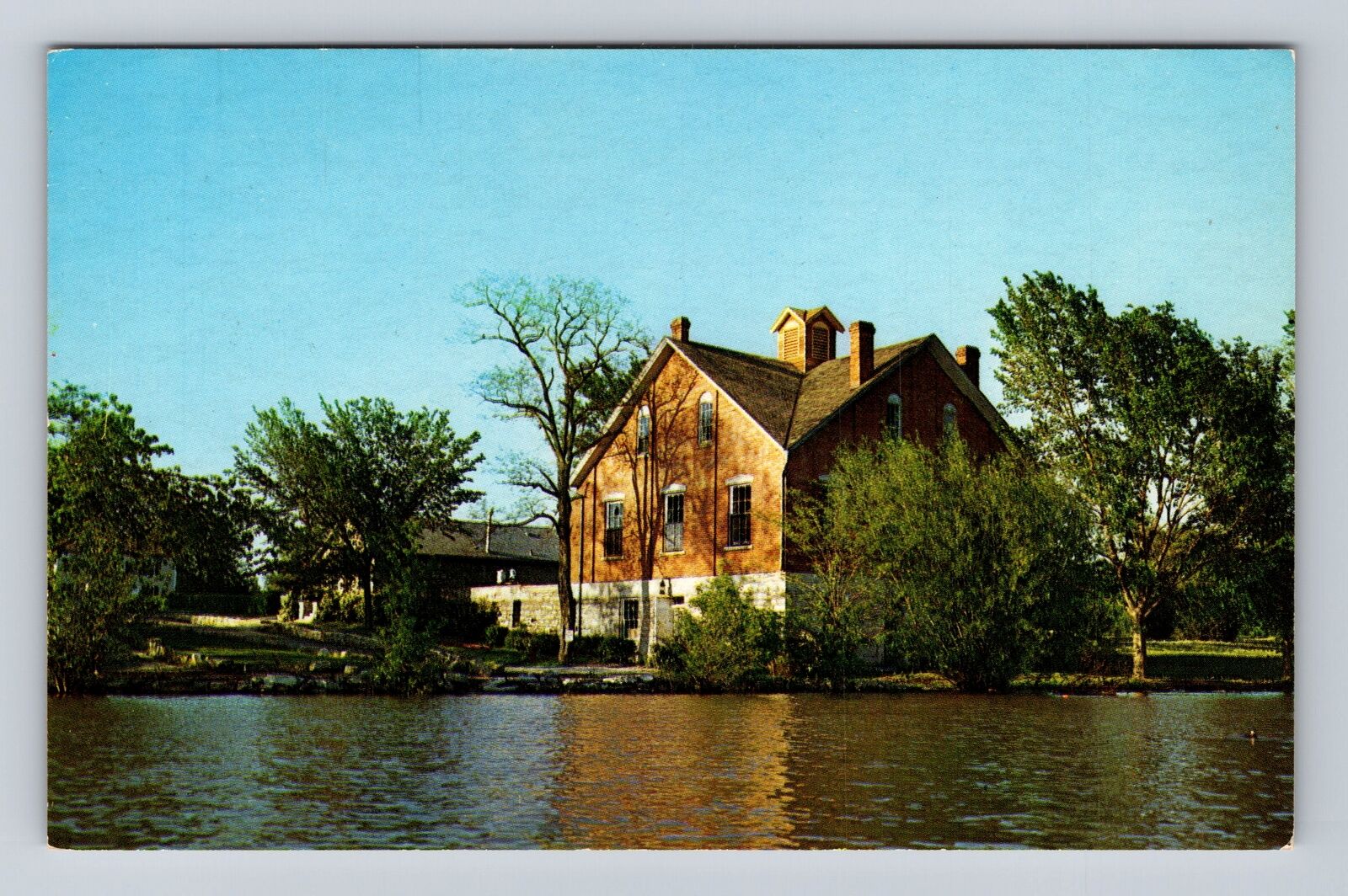 Nauvoo IL-Illinois, Nauvoo House, Antique, Vintage Souvenir Postcard