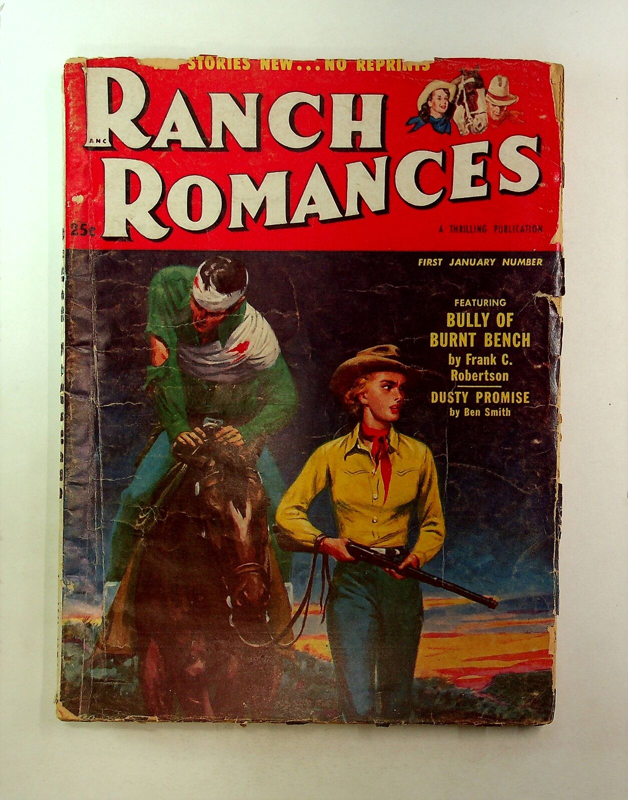 Ranch Romances Pulp Jan 1954 Vol. 182 #4 GD
