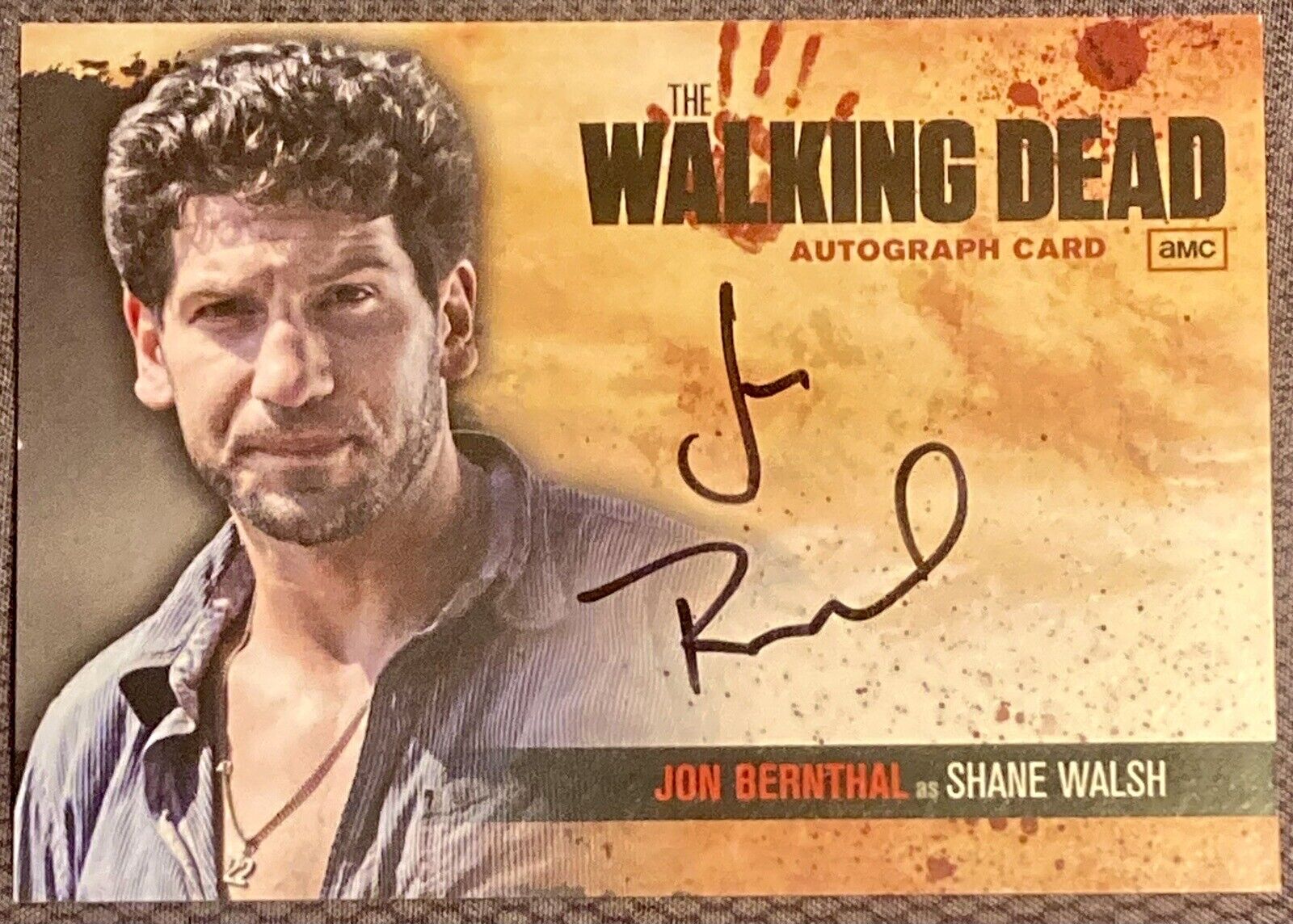 Walking Dead Cryptozoic Jon Bernthal Shane Walsh Autograph Card A2 Auto 2011 RC