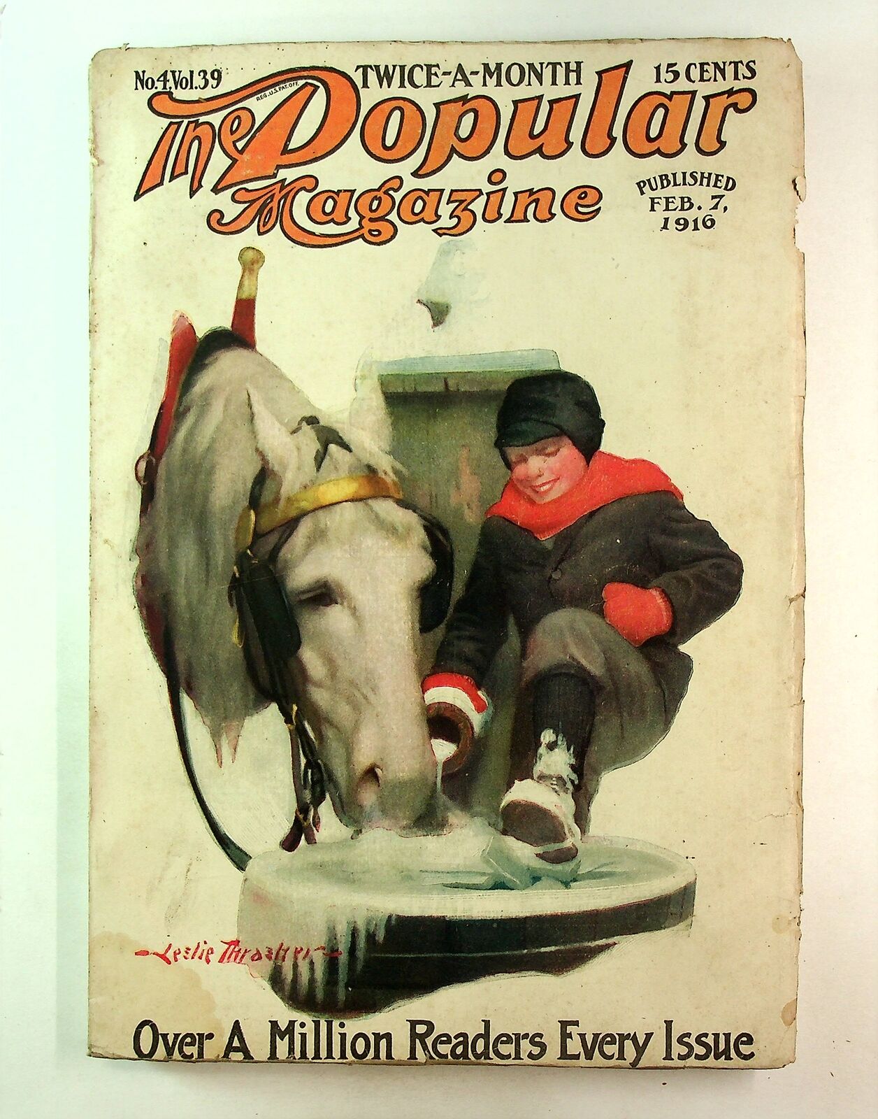 Popular Magazine Pulp Feb 7 1916 Vol. 39 #4 VG