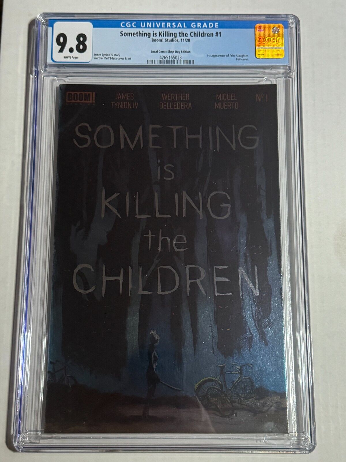 Something Is Killing The Children # 1 CGC 9.8 LCSD Foil Cover Variant 11/20