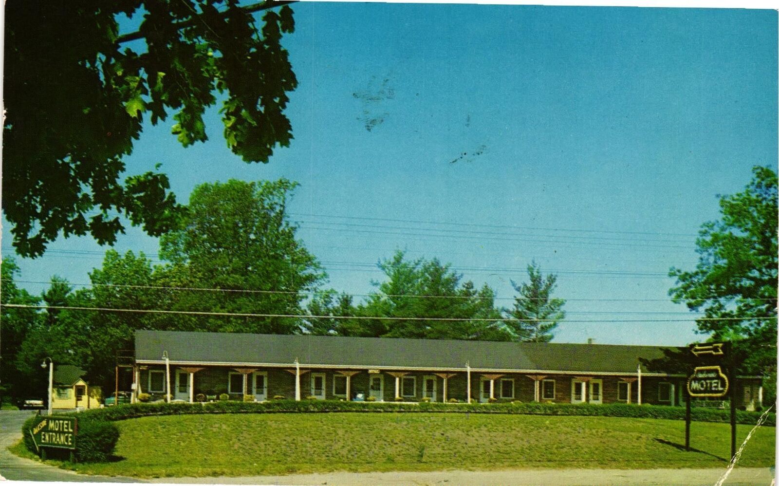 Vintage Postcard- Oakside Motel, North Kingstown, RI 1960s