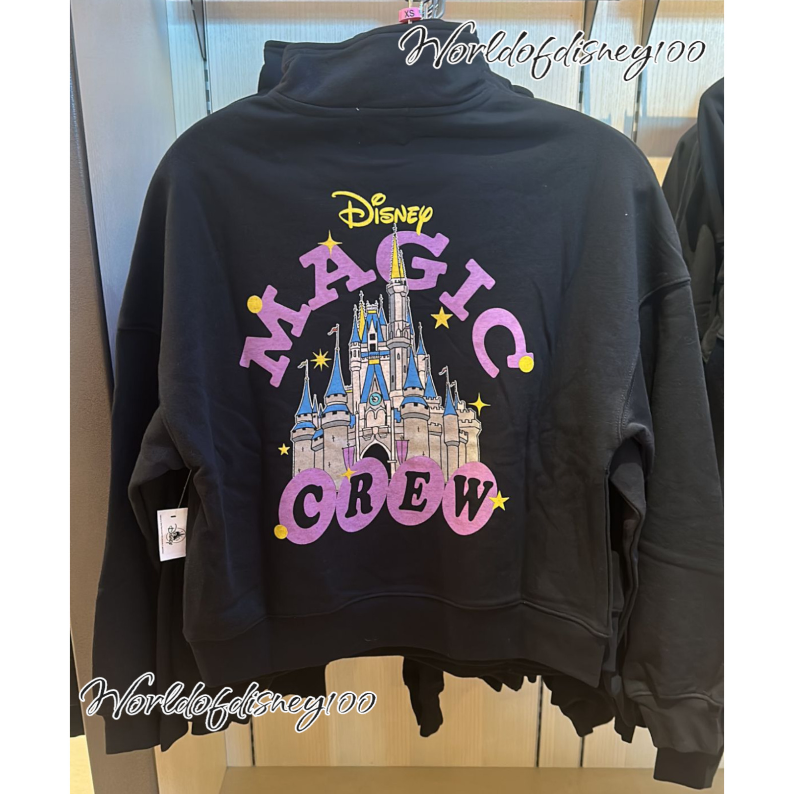 Disney Parks 2024 Sorcerer Mickey Magic Kingdom Castle Magic Crew Pullover S