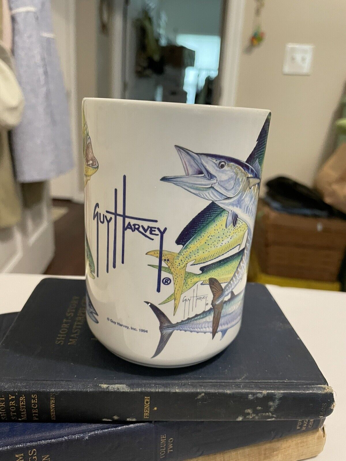 Rare 1994 Guy Harvey Cup Mug Mahi-Mahi Collectors