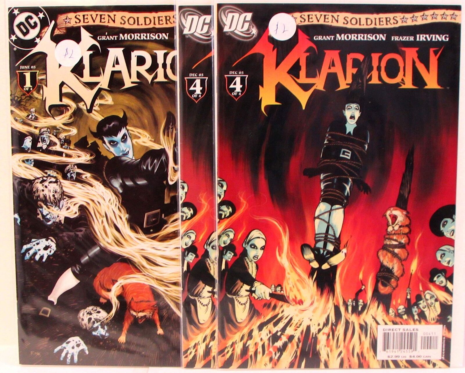 Klarion Lot of 3 #1,4 x2 DC Comics (2005) NM- 1st Print Comic Books